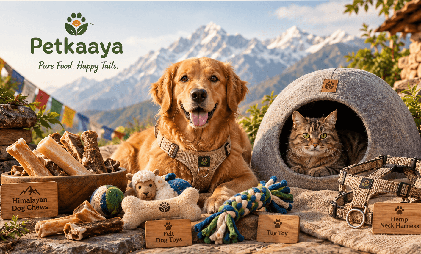 Petofeels Beetroot Stamina Dog Chews — Handmade in Nepal